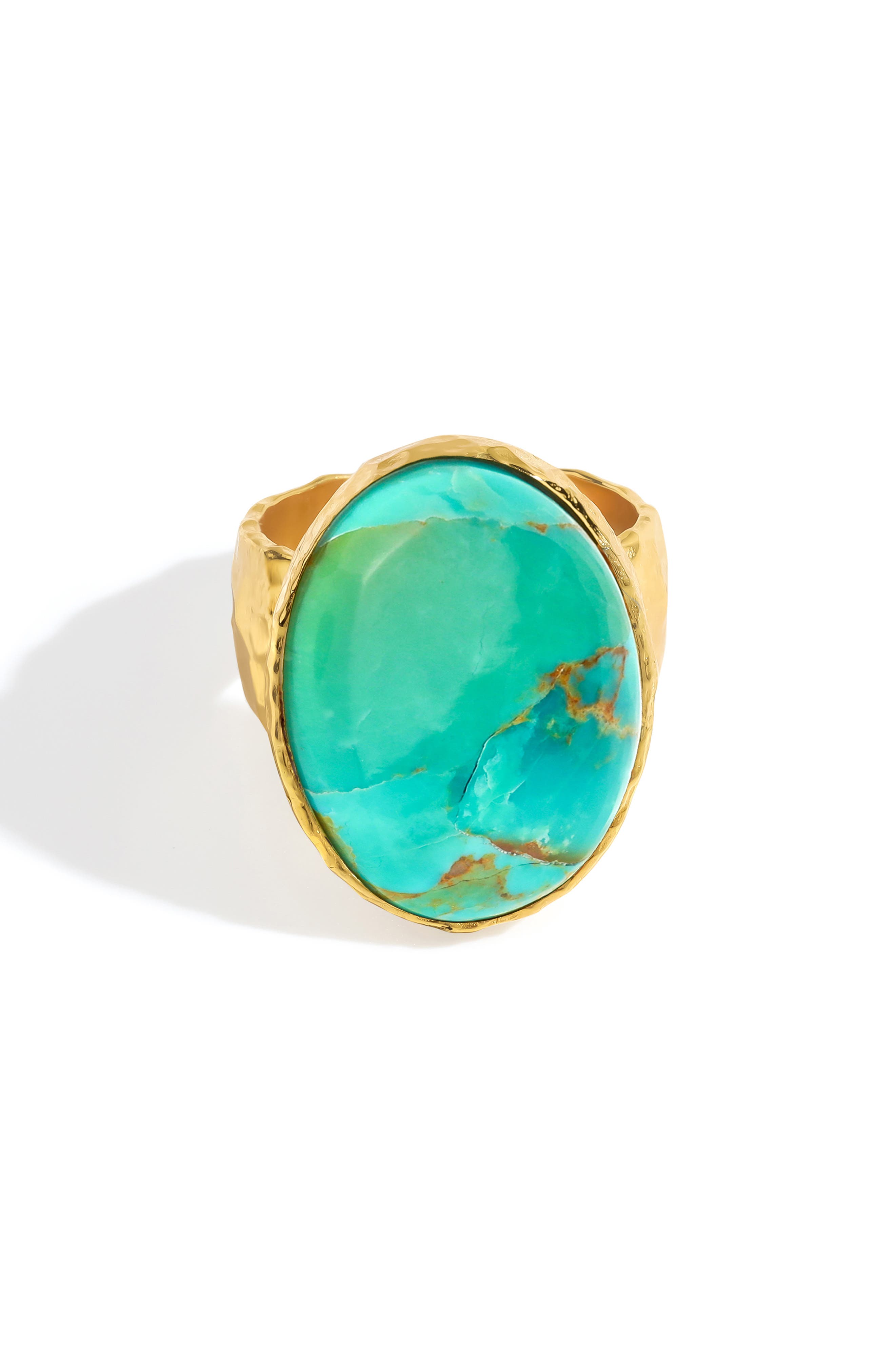 YS GEMS Mohave Turquoise Ring