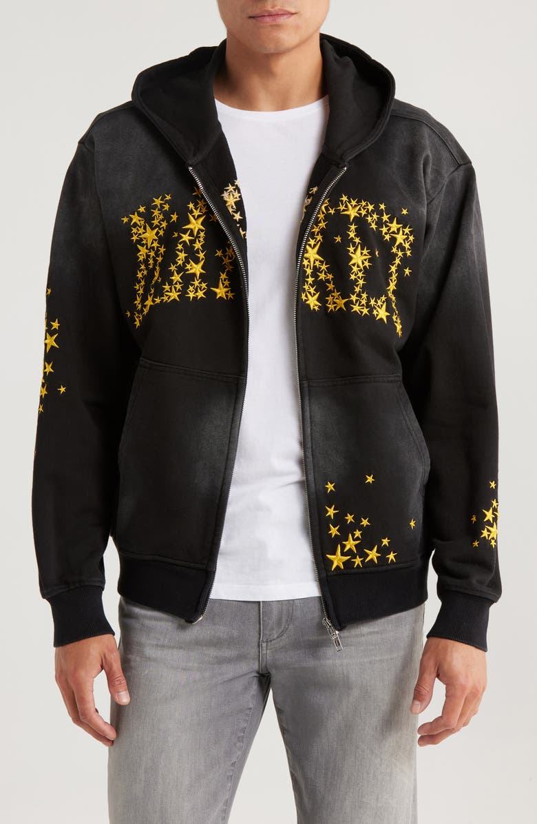 MARKET Galaxy Arc Embroiered Zip Hoodie, Main, color, 