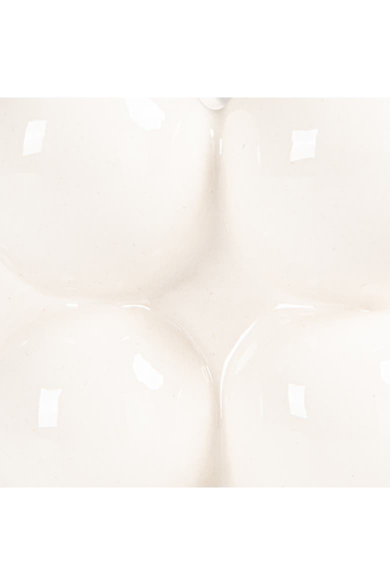 Bowl with Raised Dots, Alternate, color, White