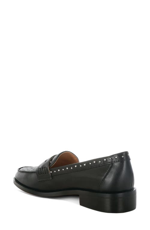 Rag & Co Women's Raisa Stud Embellished Penny Loafers In Black In Black