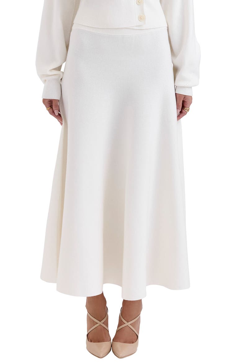 Solara Maxi Sweater Skirt, Main, color, IVORY