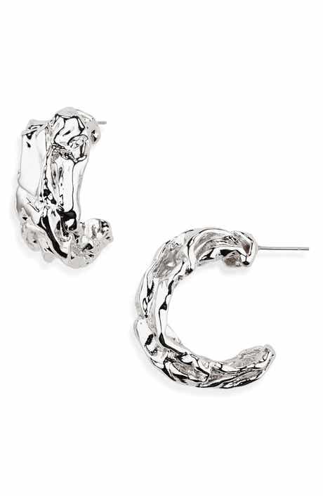 Tasha Molten 'C' Hoop Earrings