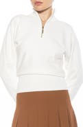 Alexia Admor Niko Quarter Zip Sweater