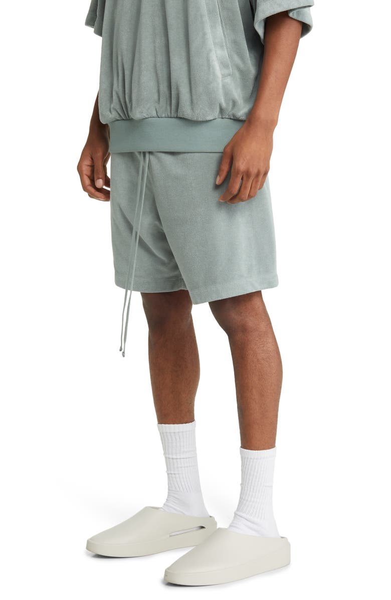 Fear of God Essentials Terry Cloth Shorts, Alternate, color, 