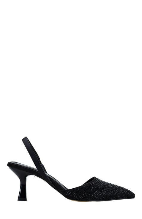 Rae Slingback Kitten Heel Pumps