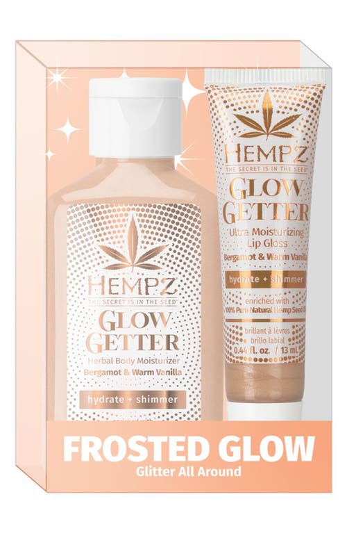 Hempz Glow Getter Body Care Set In Transparent