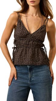 Faherty Sunbeam Side Tie Camisole