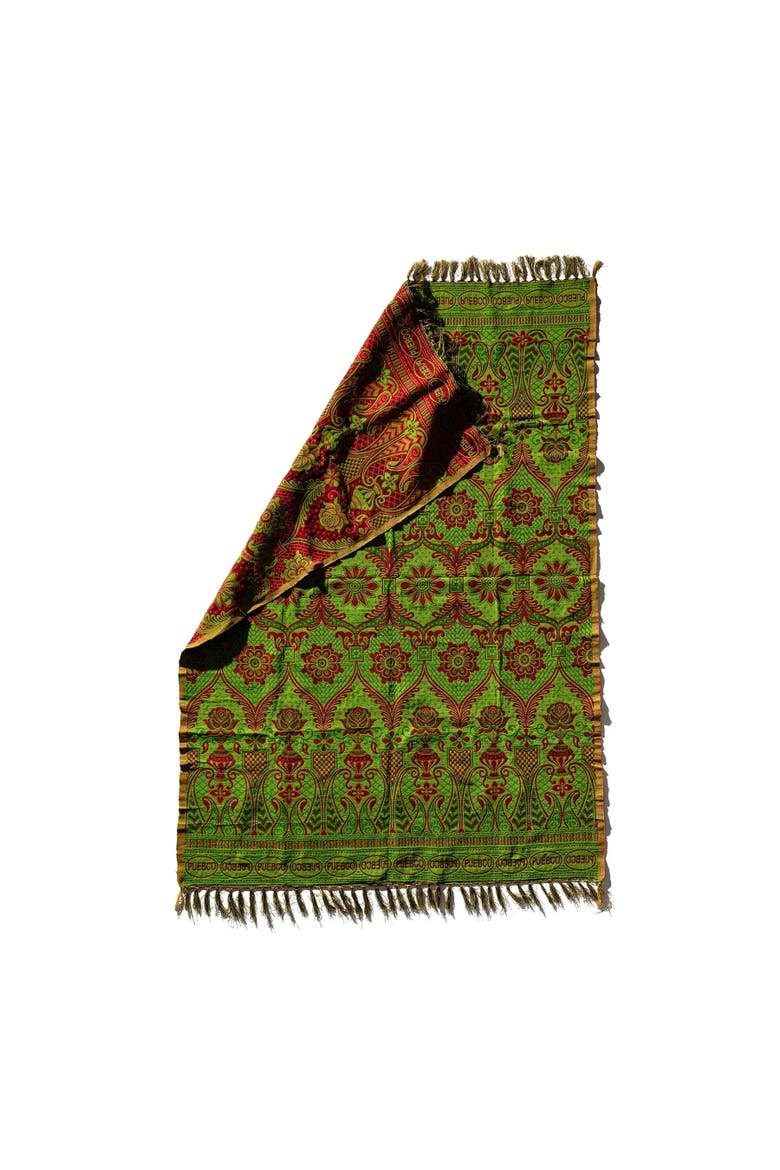 Reversible Jacquard Rug, Alternate, color, Green