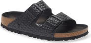 Birkenstock Arizona Woven Embossed Slide Sandal