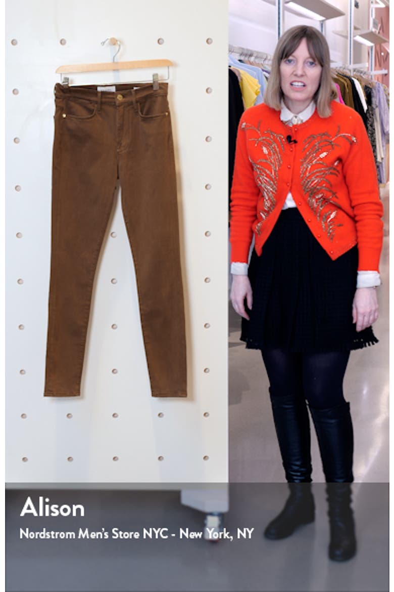 Le High Skinny Sateen Jeans video