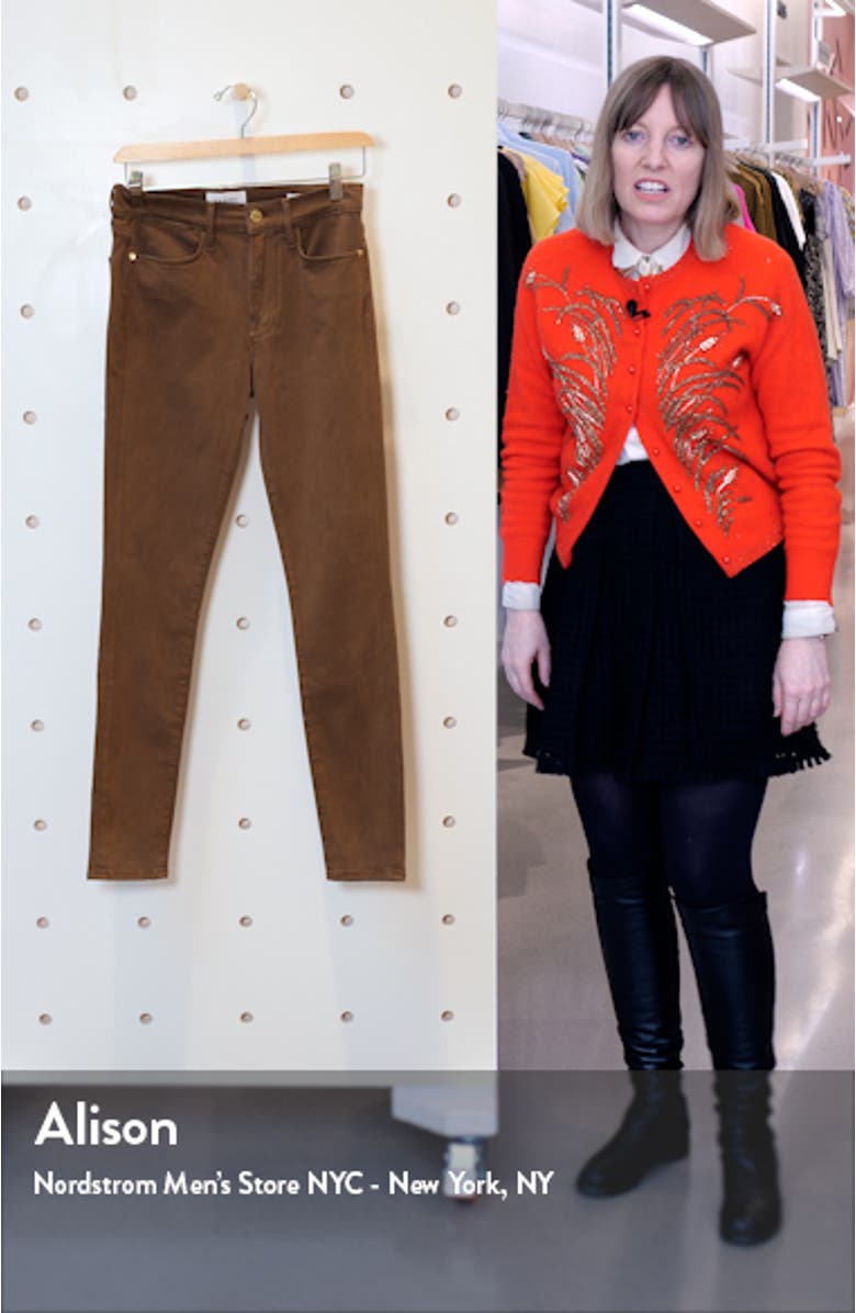 Le High Skinny Sateen Jeans, sales video thumbnail