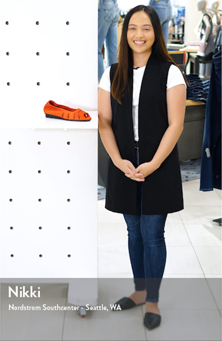 Ninova Peep Toe Flat, sales video thumbnail