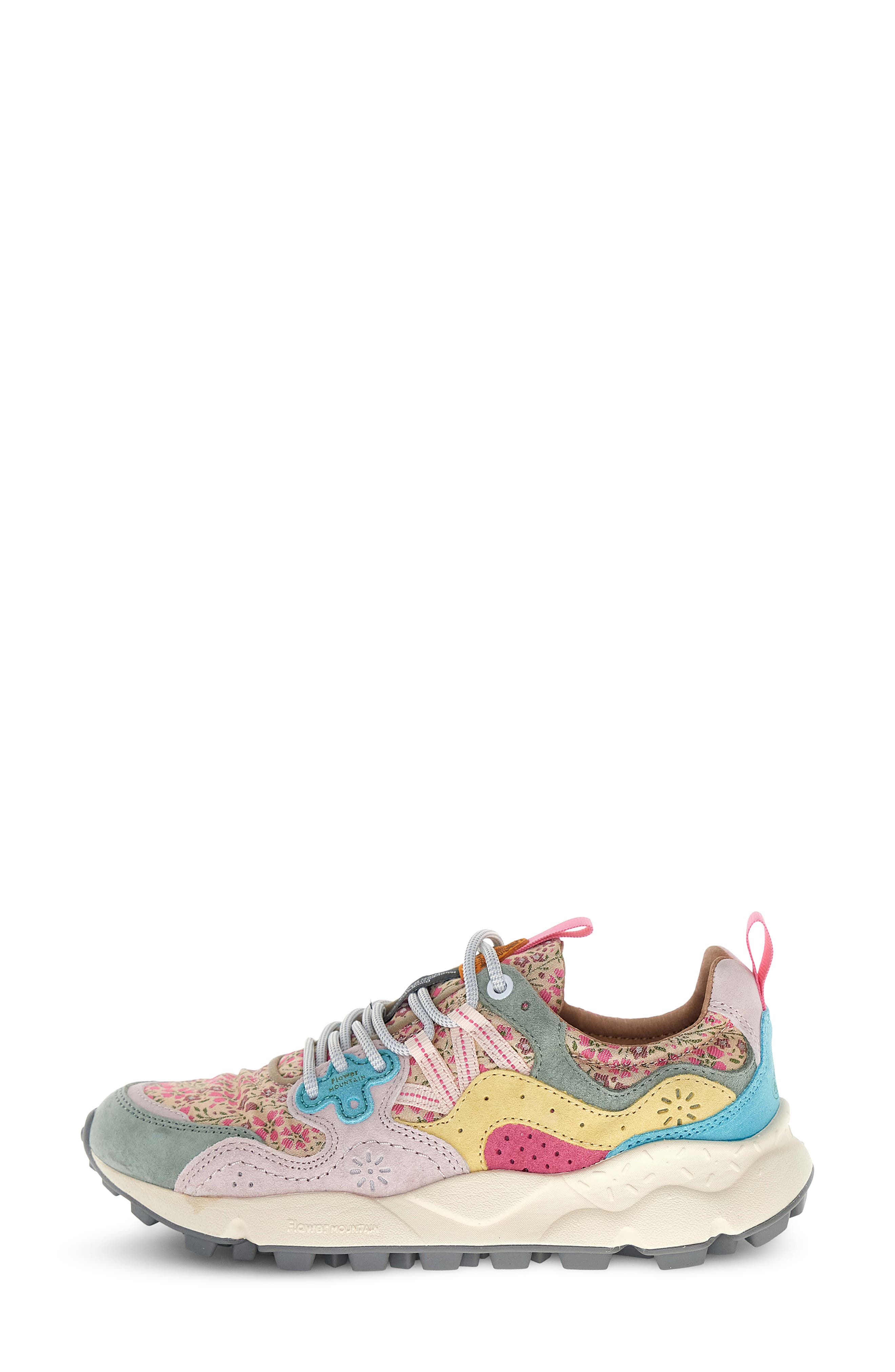 Yamano 3 Sneaker, Alternate, color, SAGE/ PINK