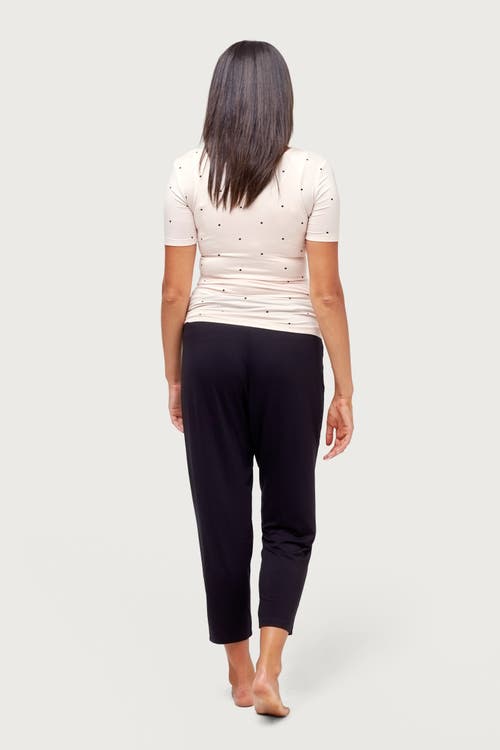 Nom Maternity Rhys Nursing Maternity Pajama Top In Black