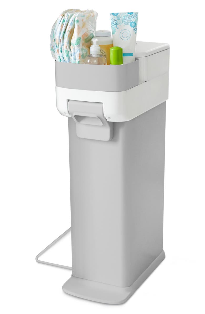 Skip Hop Nursery Style Diaper Pail, Main, color, 