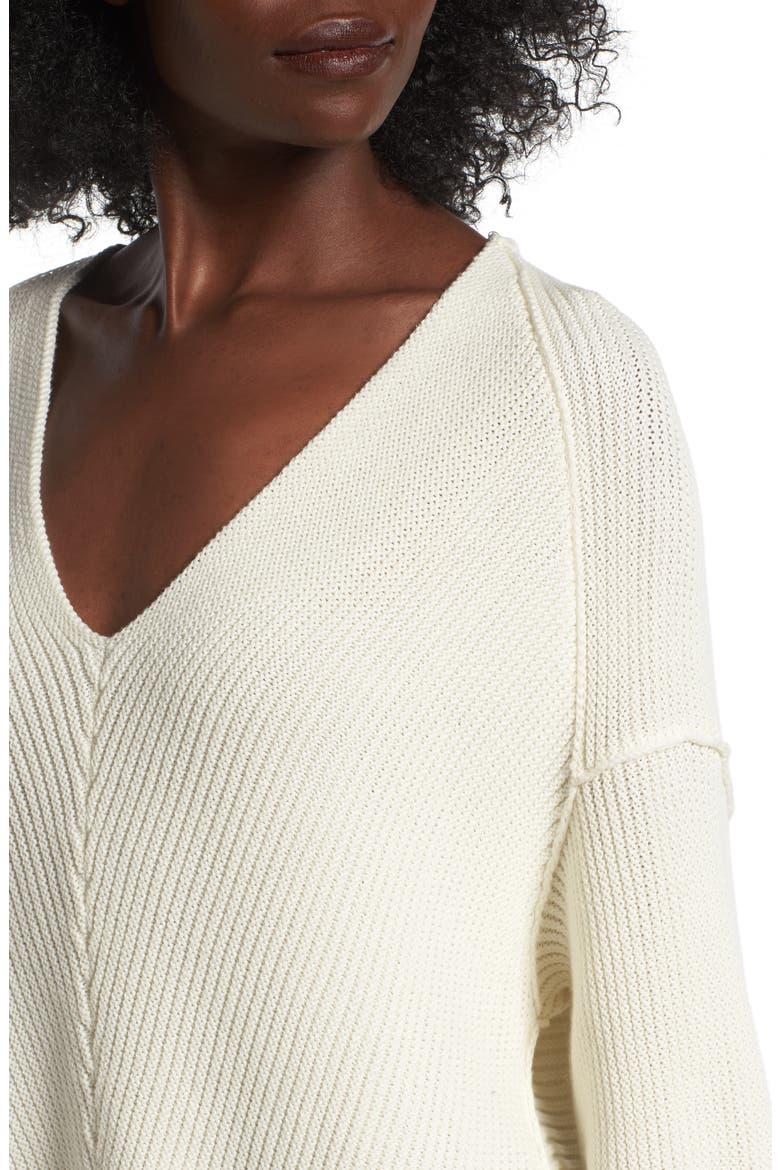 Cuff Sleeve Pullover, Alternate, color, IVORY