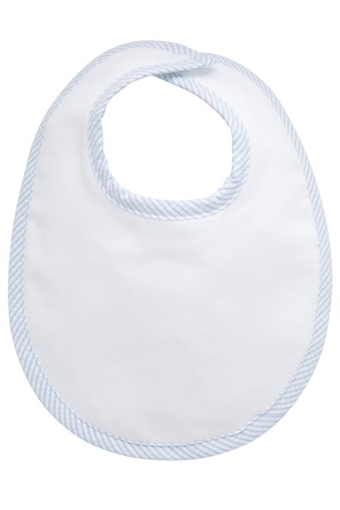 Seersucker Stripe Basic Bib