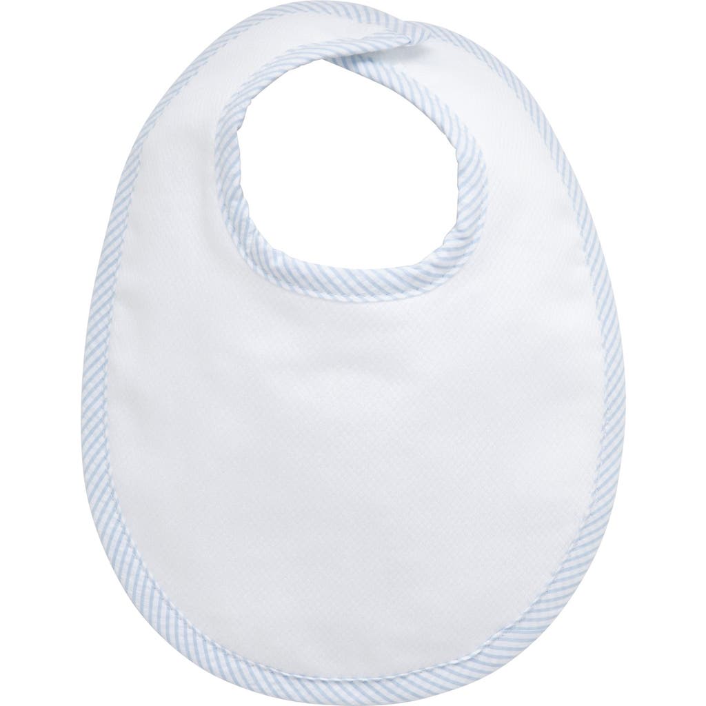 3 Marthas Seersucker Stripe Basic Bib