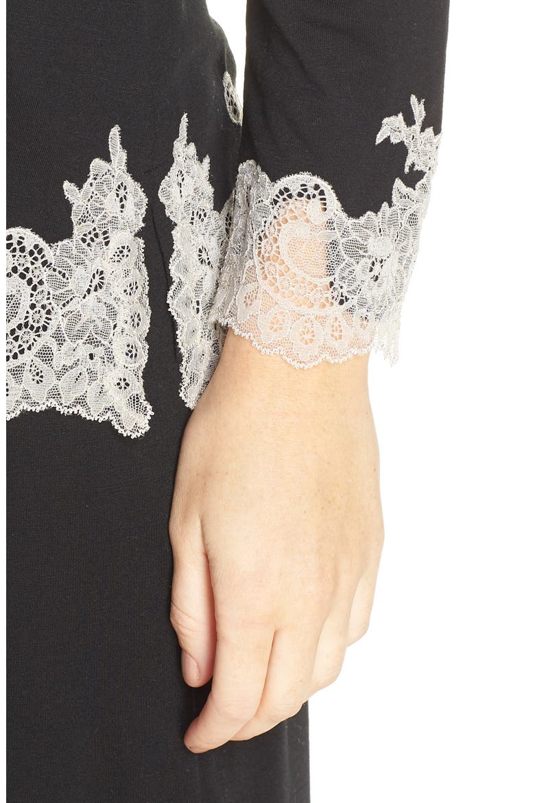 Luxe Shangri-La Pajamas, Alternate, color, BKC