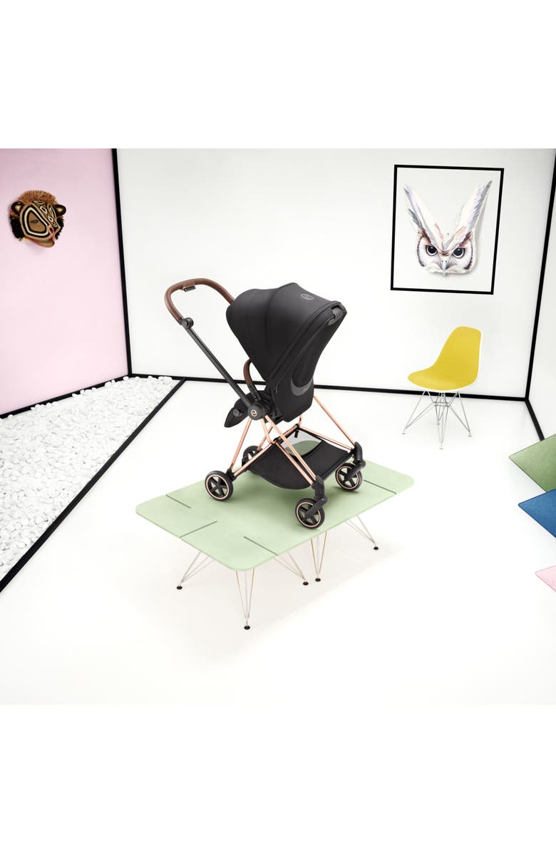 CYBEX Mios Compact Stroller – Platinum Collection, Alternate, color, Rose Gold/ Sepia Black