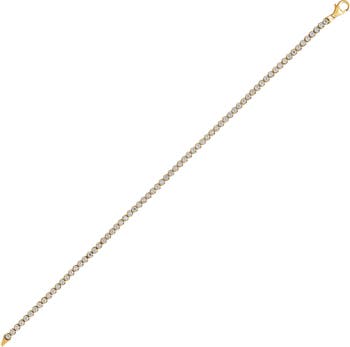 10K Gold Illusion Tennis Bracelet