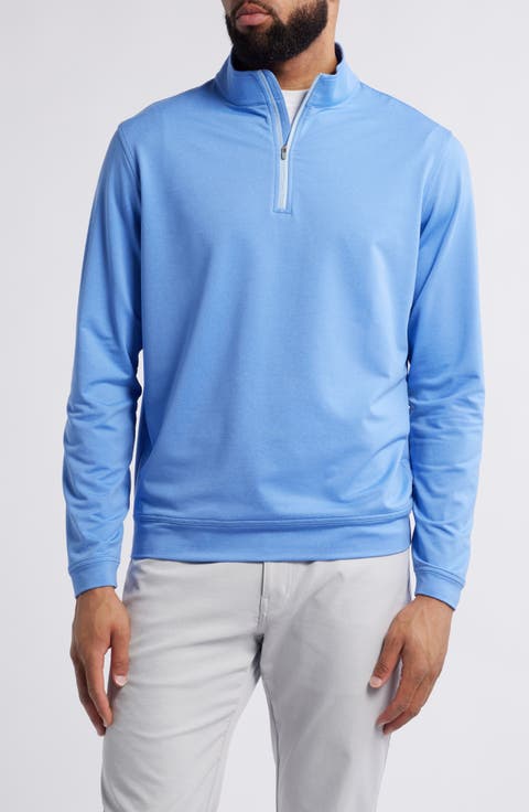 Perth Mélange Performance Quarter Zip Pullover