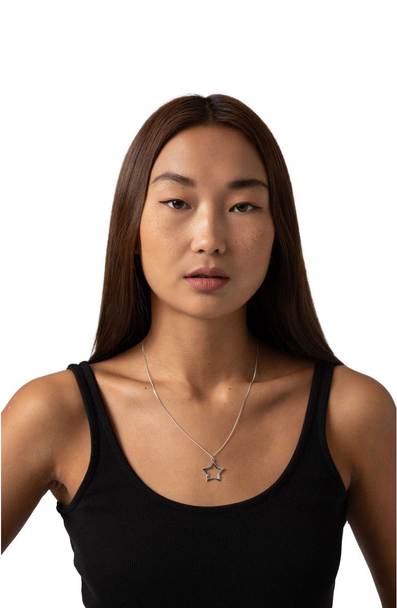 Saint + Sofia Star Necklace, Alternate, color, 