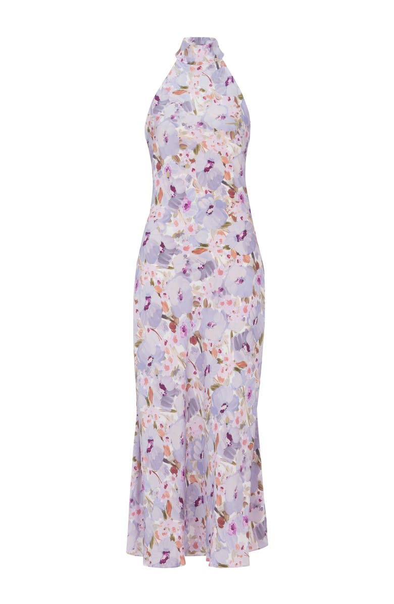 Balmain Printed Poppy Flower dress, Alternate, color, Multicolor