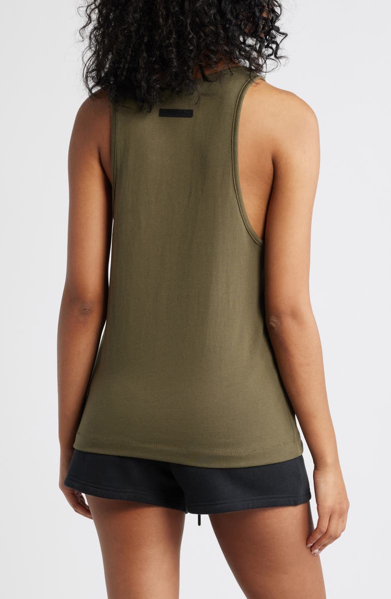 Fear of God Essentials Logo Cotton Blend Tank, Alternate, color,