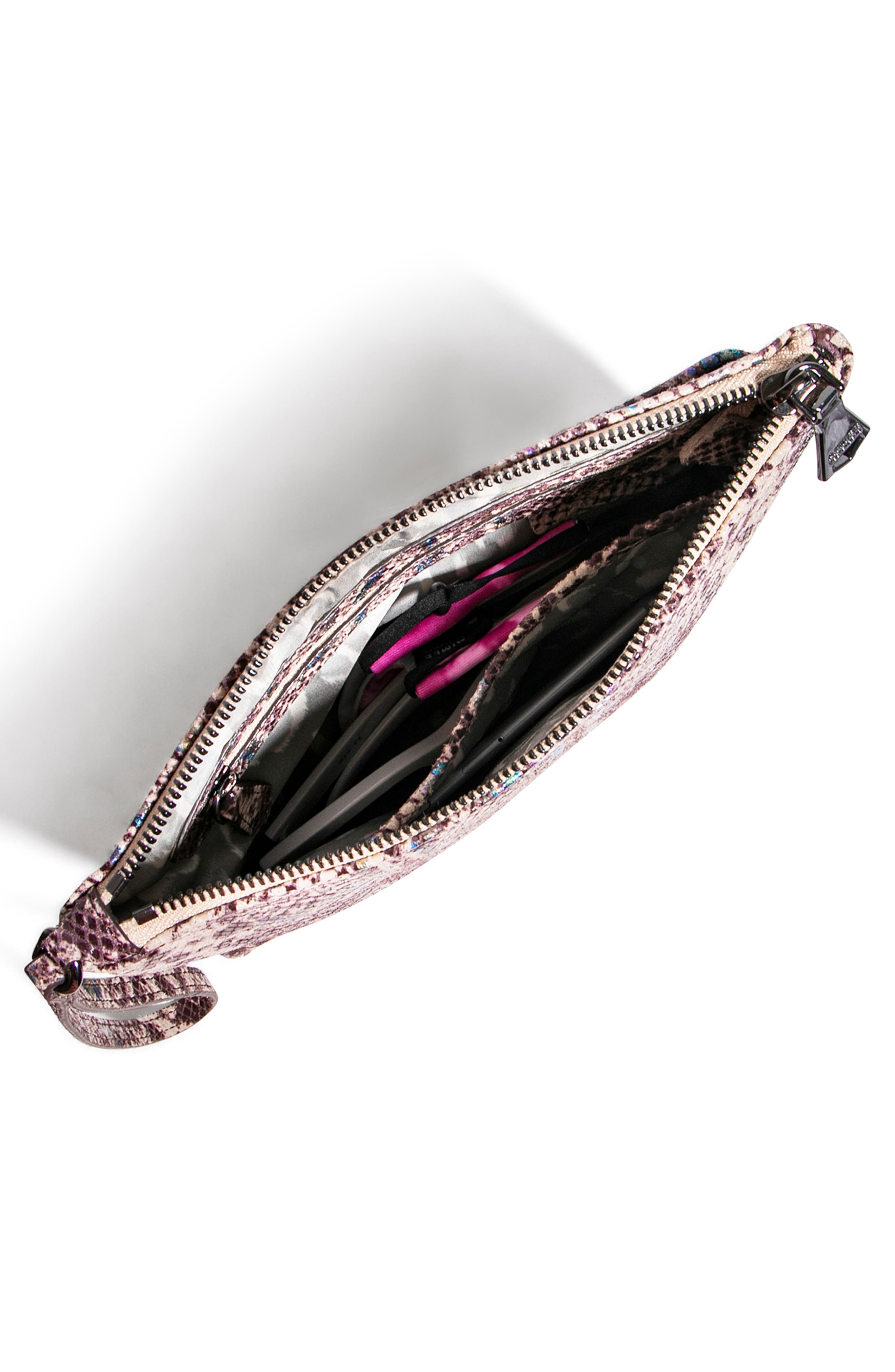 Kestenberg Vibes Leather Wristlet, Alternate, color, MYSTIC SNAKE