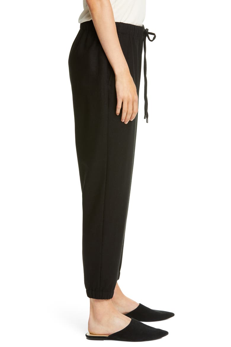 Wool Joggers, Alternate, color, BLACK