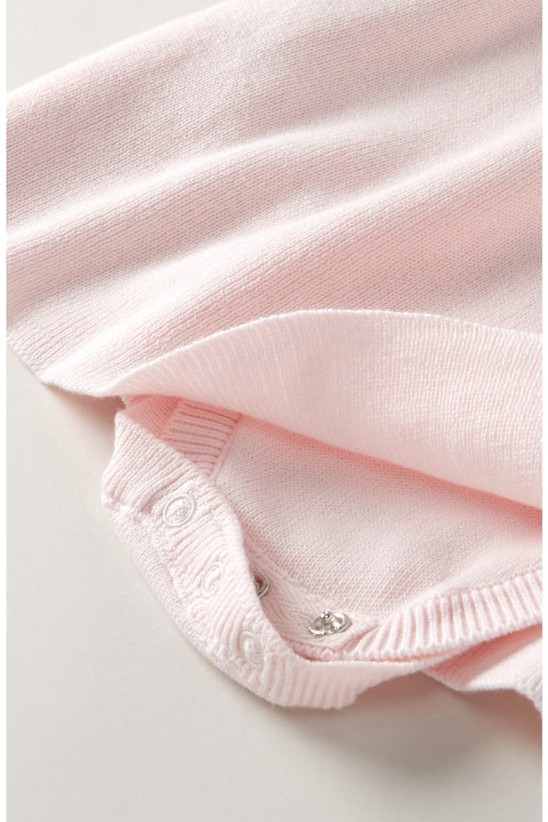 Ruffle Accent Skirted Sweater Bodysuit, Alternate, color, PINK HEAVEN