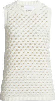 ALIGNE Jeanie Open Stitch Sweater Tank