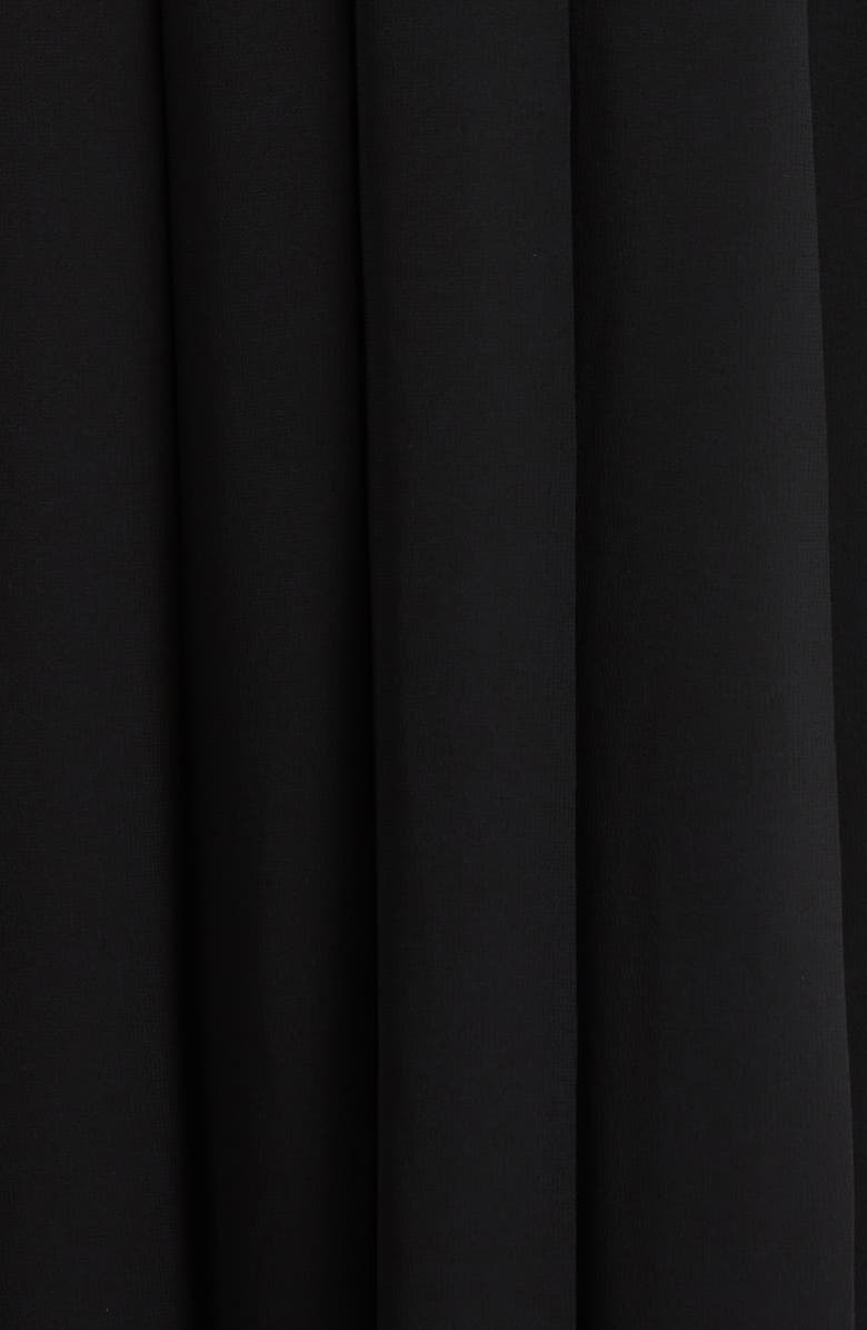 KASPER Pleated Midi Skirt, Alternate, color, Black