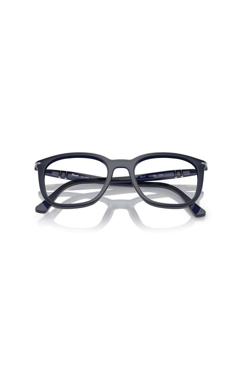 Persol 50mm Rectangle optical glasses, Alternate, color, Blue
