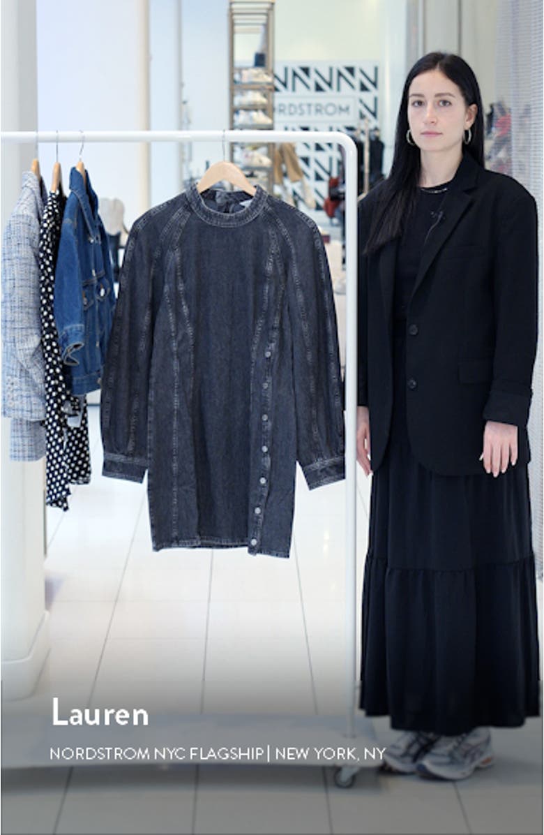 Long Sleeve Denim Dress, sales video thumbnail