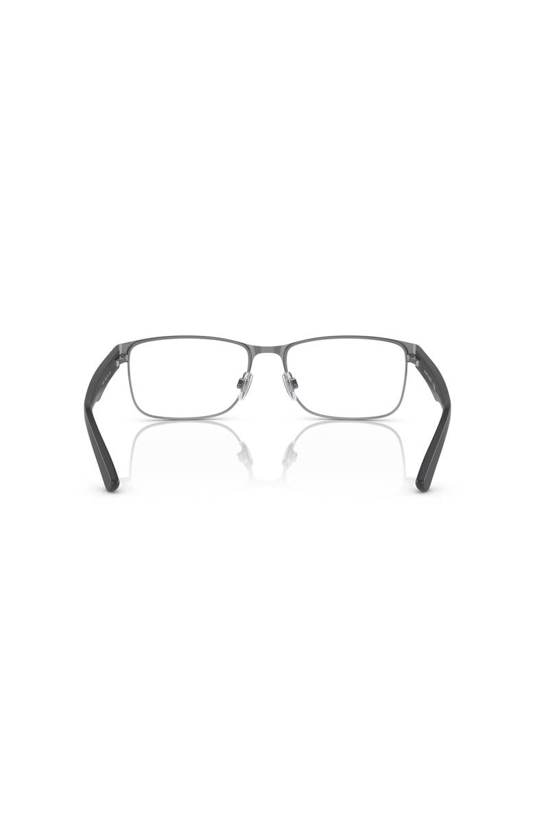 Polo Ralph Lauren 55mm Rectangle optical glasses, Alternate, color, Grey