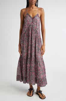 Sabba Tiered Cotton Maxi Dress