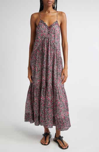 Sabba Tiered Cotton Maxi Dress