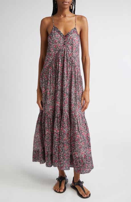 Sabba Tiered Cotton Maxi Dress
