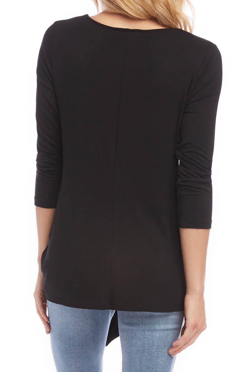 Karen Kane Tie Front Top, Alternate, color,