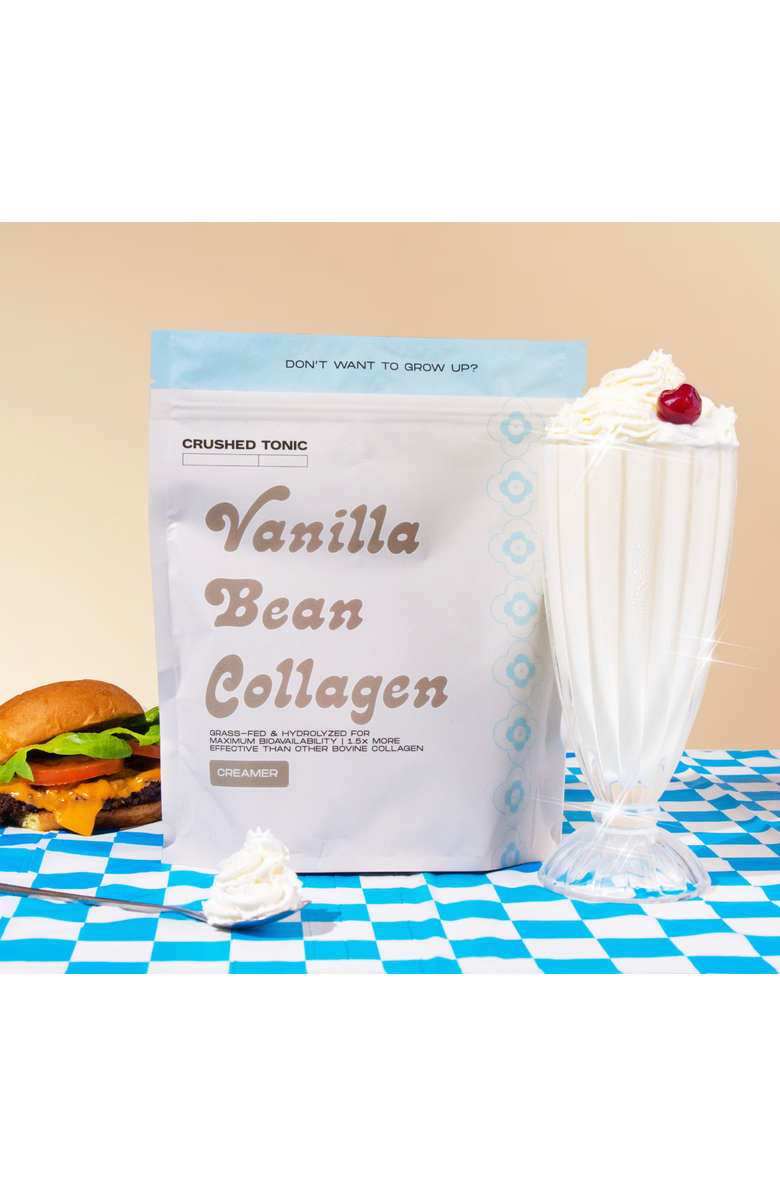 CRUSHED TONIC Vanilla Bean Collagen Creamer, Main, color, Bovine Collagen