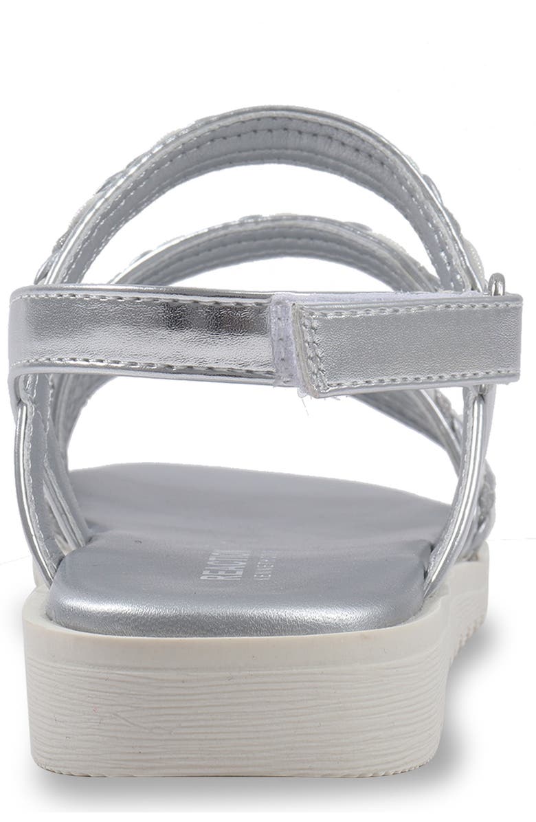 Kenneth Cole Kids' Lotus Rina Sandal, Alternate, color, Silver