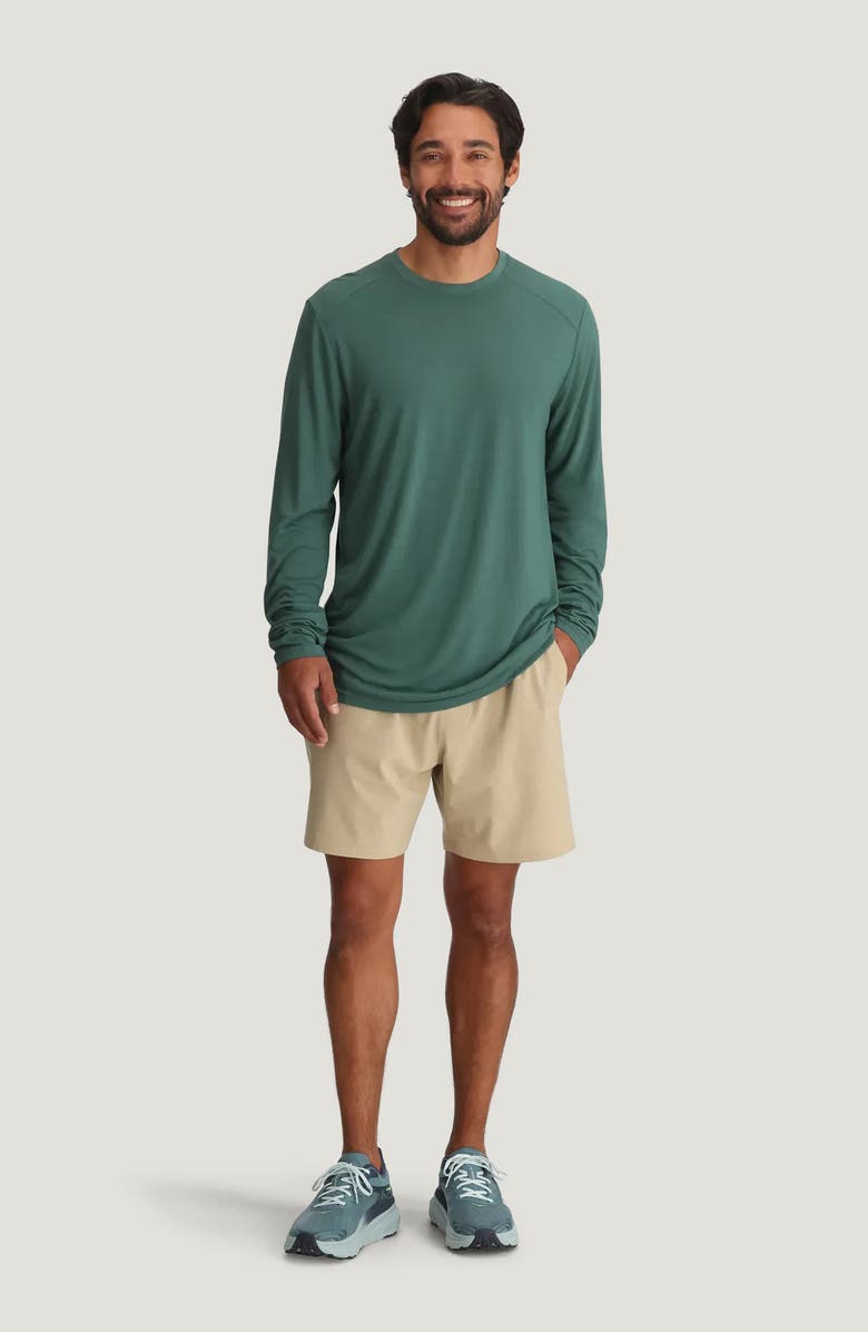 Free Fly Lightweight UPF 20+ Long Sleeve T-Shirt, Alternate, color, Sea Pine