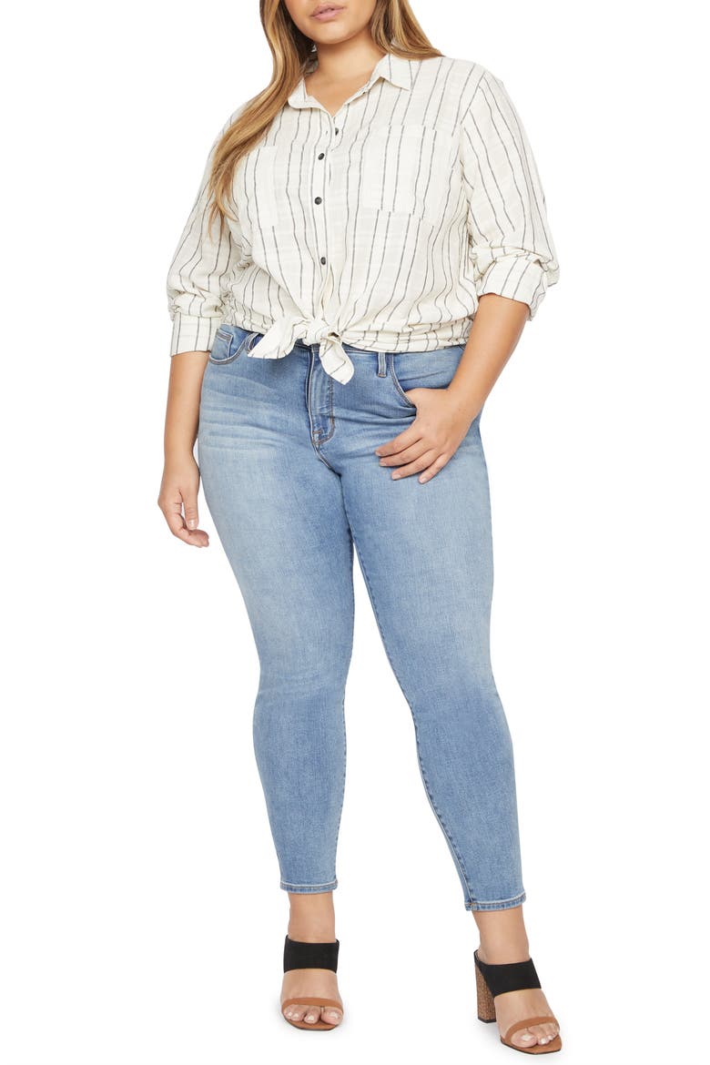 Paradise Cove Stripe Tunic, Alternate, color, NEW LENS STRIPE