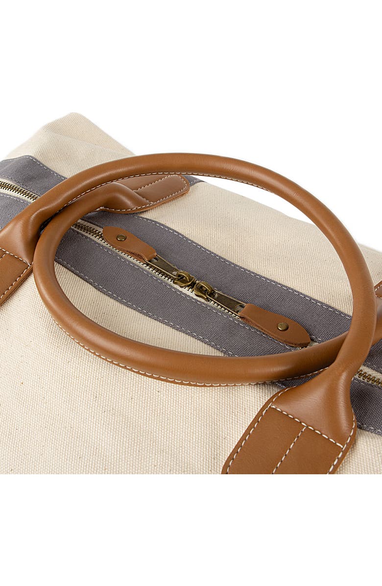 Cathy's Concepts Cathys Concepts Monogram Canvas Duffle Bag, Alternate, color,