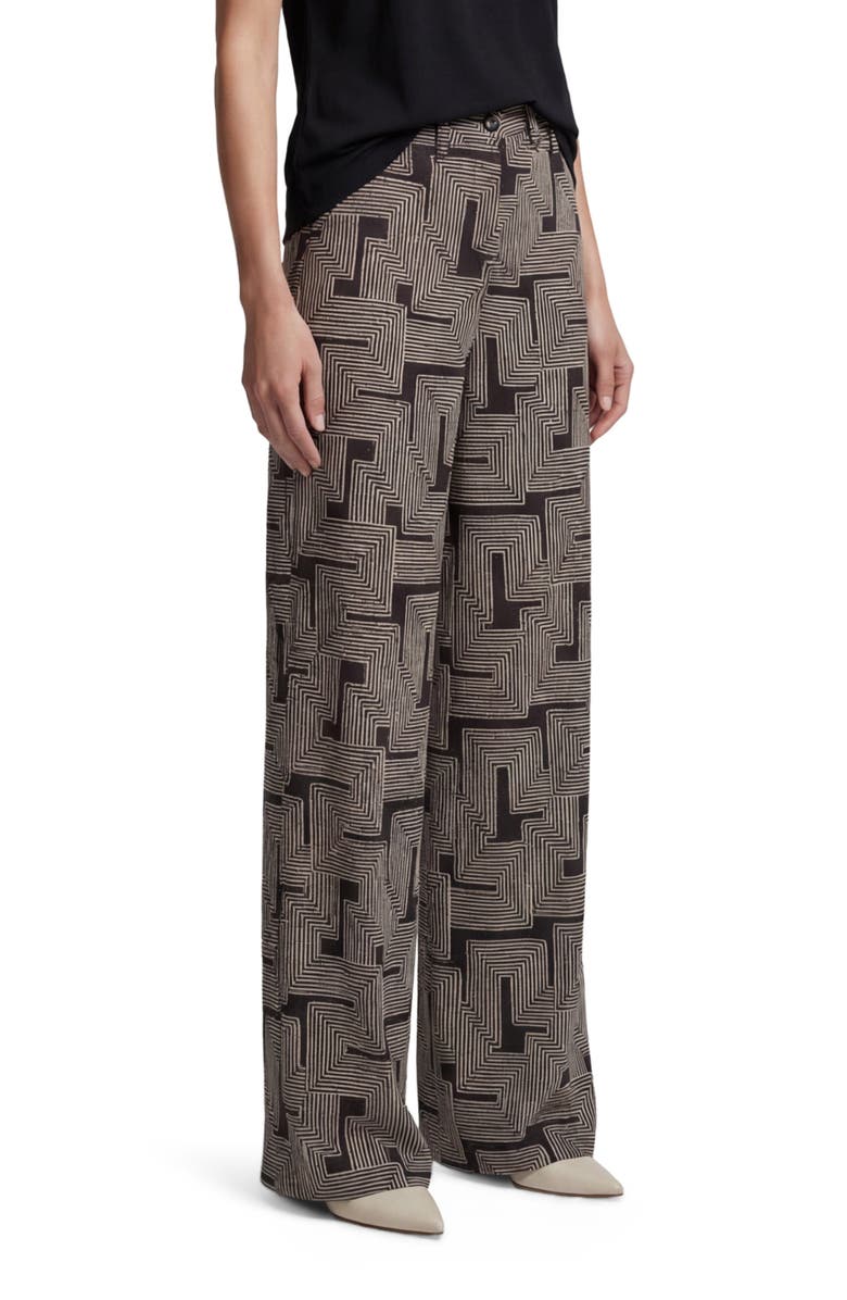 Lords of Harlech Inter Twine Womens Wide-leg Pant, Alternate, color, Inter Twine Black