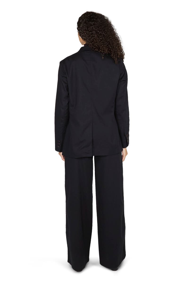 Lords of Harlech Jane Stretch Tencel Tailored Blazer, Alternate, color, Black