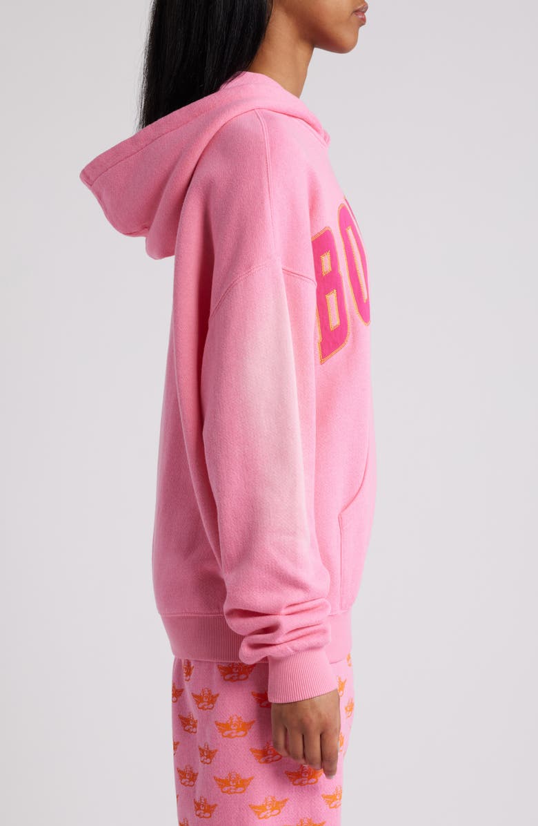 BOYS LIE Not Your Puppet Racer Logo Cotton Blend Hoodie, Alternate, color, 