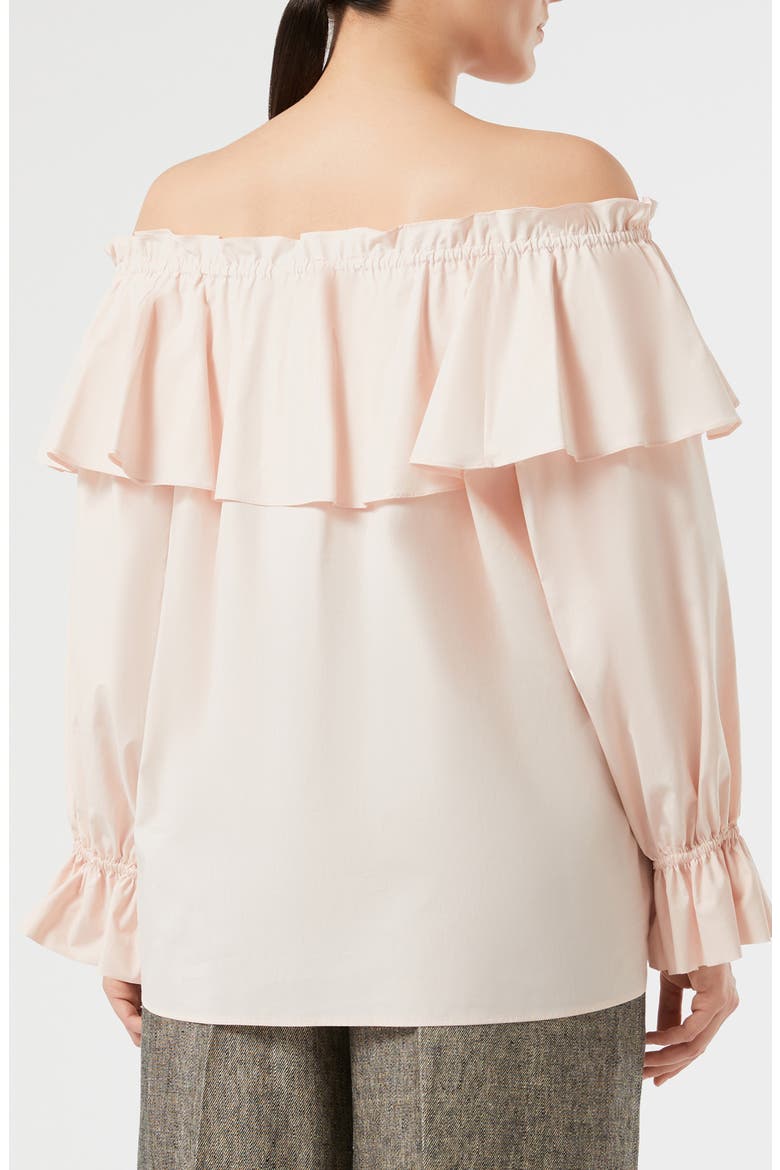 Strano Off the Shoulder Cotton Top, Alternate, color, PINK